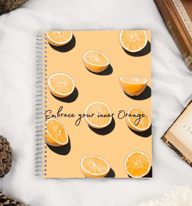 "Embrace your inner Orange." A5 Notebook A5 Notebook