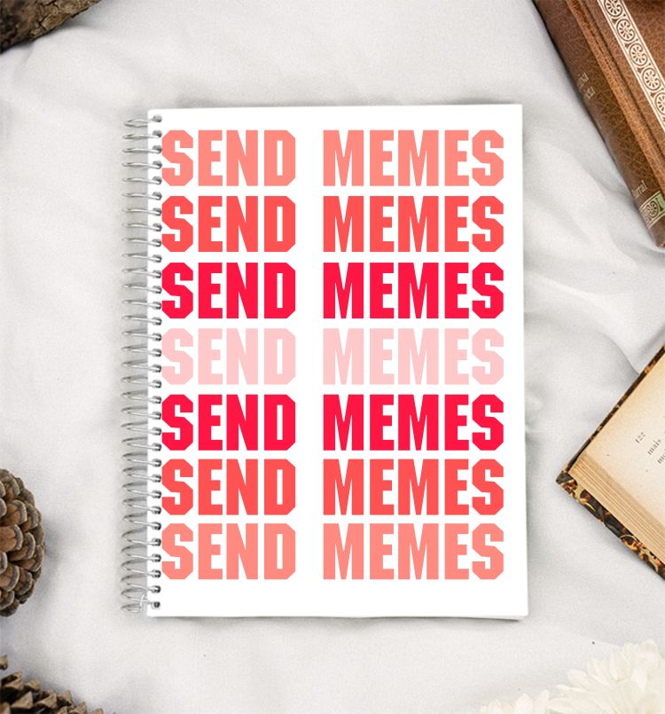 Send memes A5 Notebook