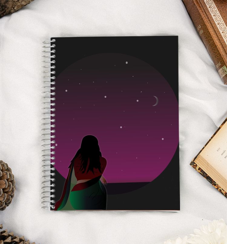 Starry nights A5 Notebook