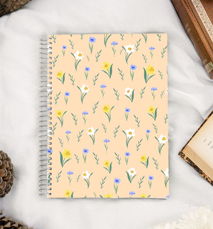 Floral Pattern A5 Notebook