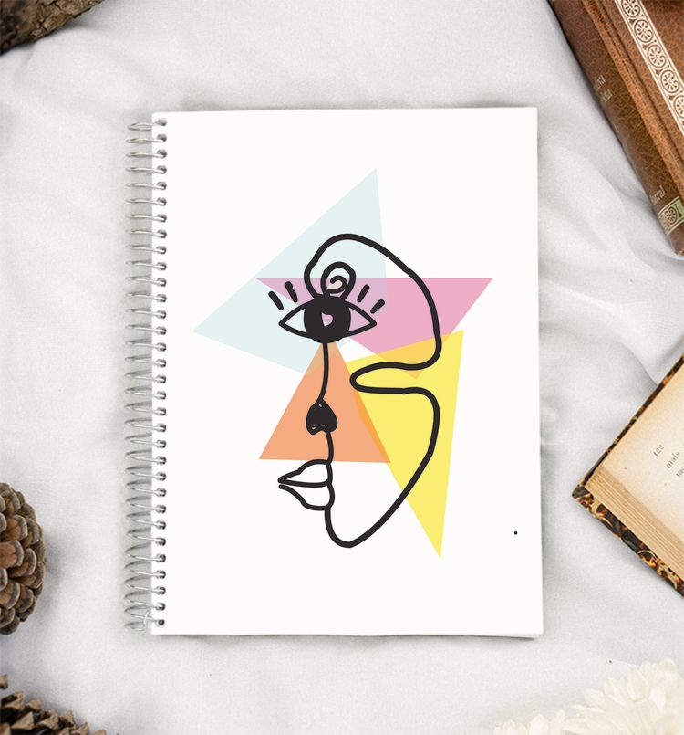 Abstract A5 Notebook