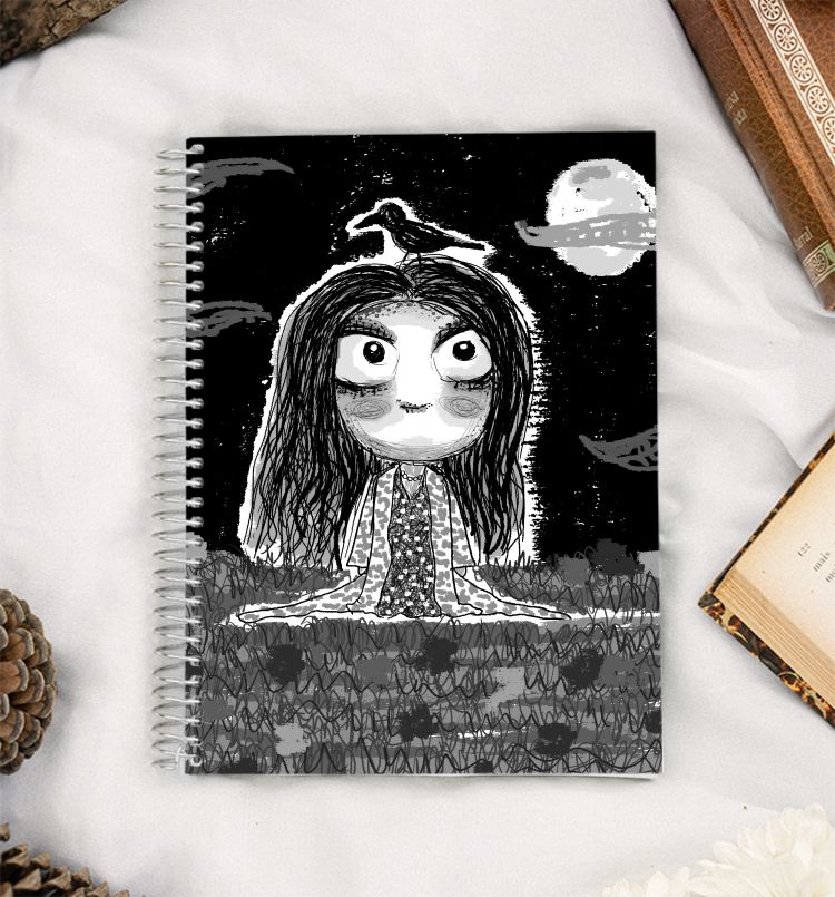 Nocturnal princess A5 Notebook