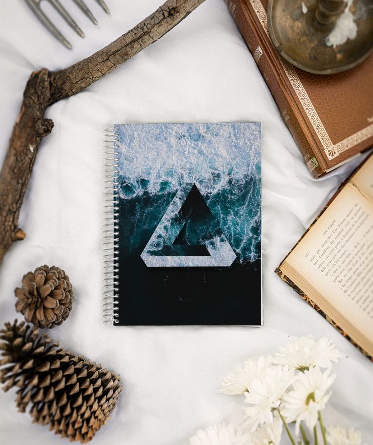 Blue Ocean Waves | Spiral Notebook