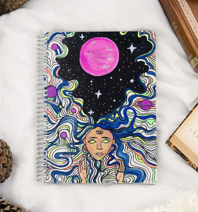 Moon child  A5 Notebook