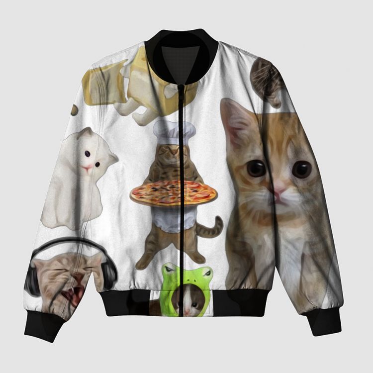 el gato Bomber Jacket