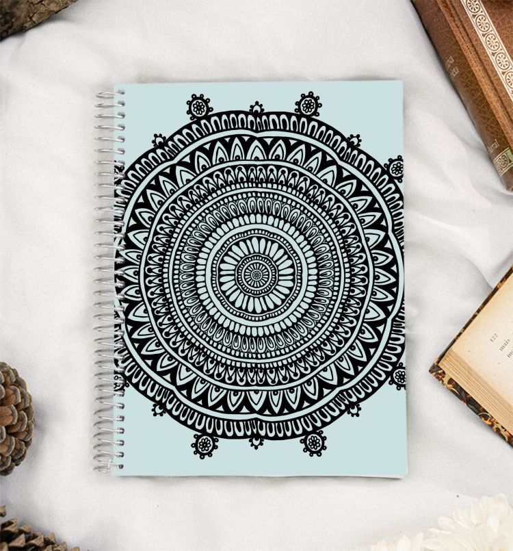 Mandala artwork A5 Notebook