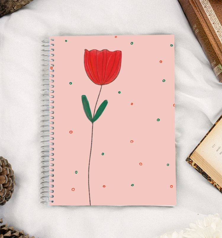 Rose A5 Notebook