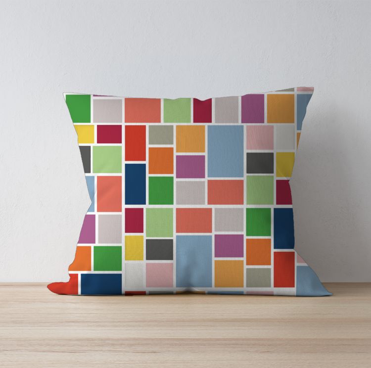 Colour Pattern Cushion Cover