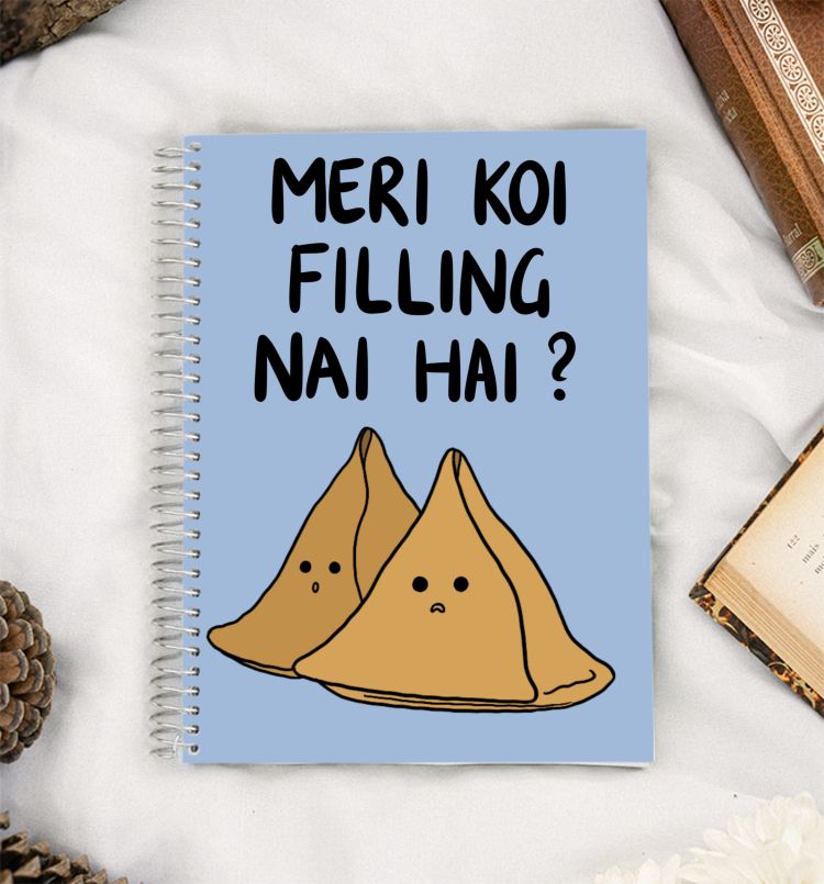 Samosa - Meri koi filling A5 Notebook