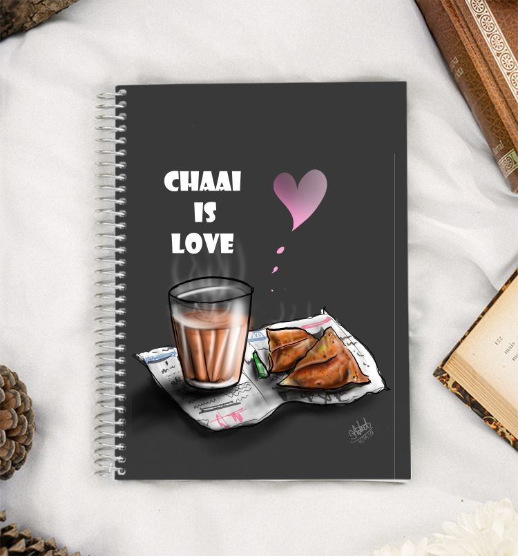 CHAAI IS LOVE-DO YOU AGREE? A5 Notebook