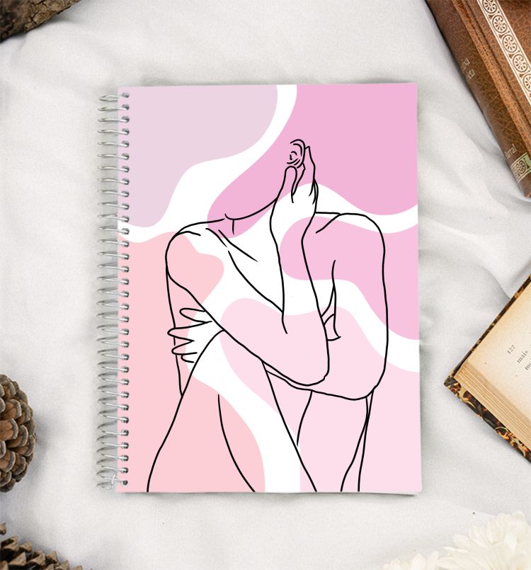 Wrapped up in oneself A5 Notebook