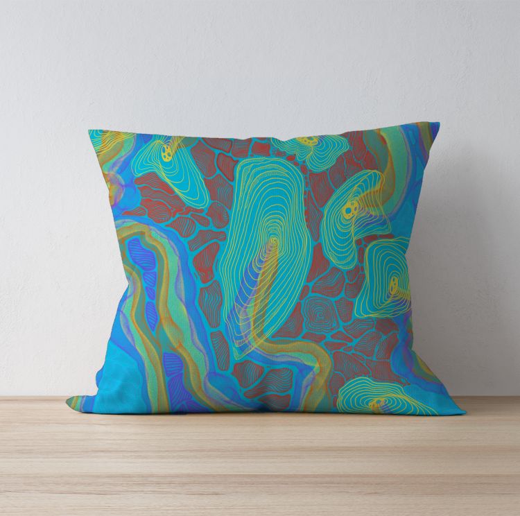 Portal flowers  Cushion Cover