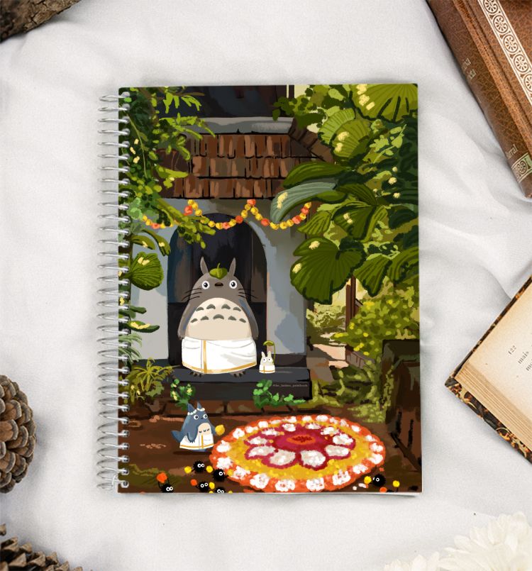 Studio Ghibli x Kerala  A5 Notebook