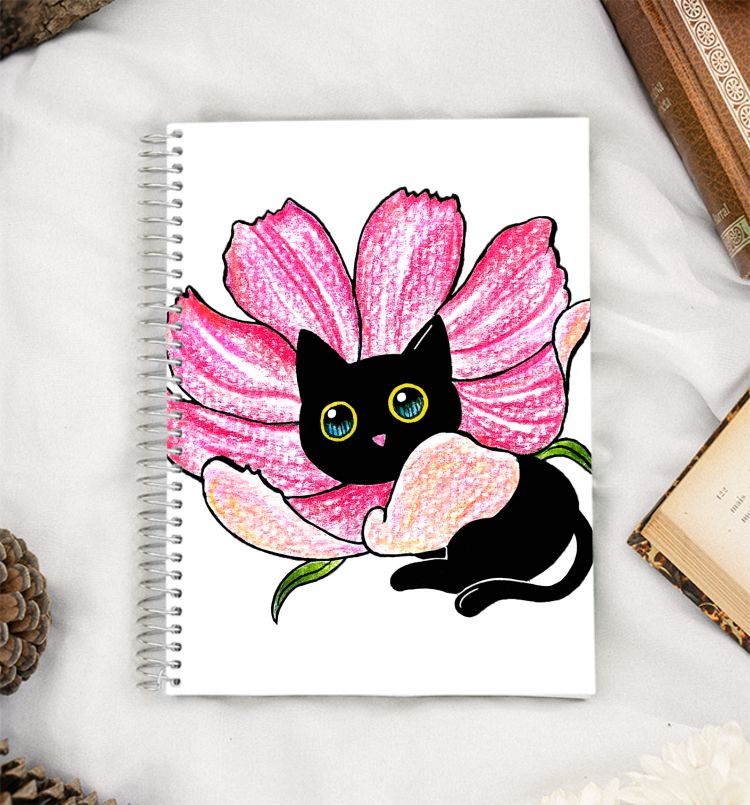 Cosmos Kitty A5 Notebook