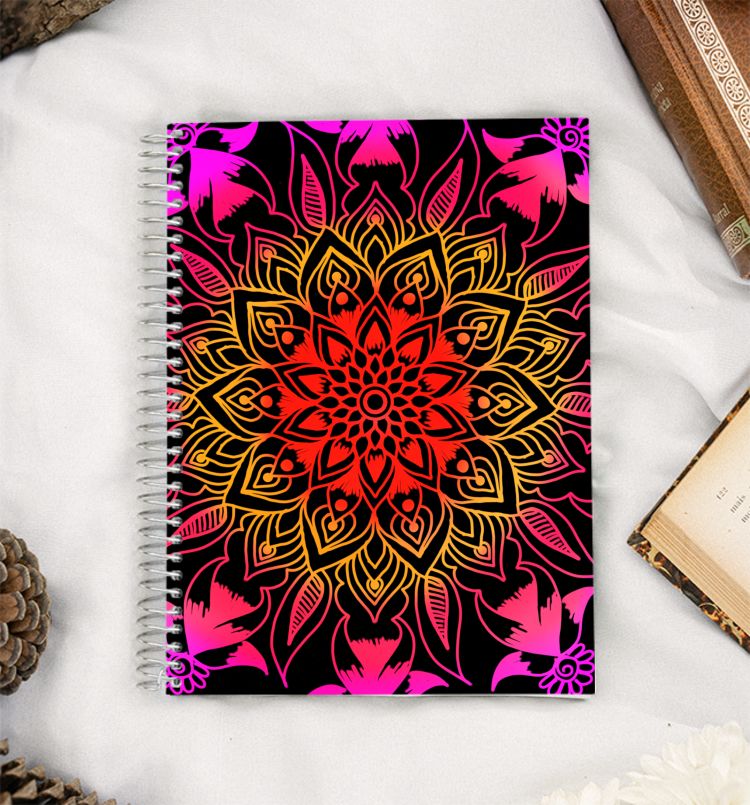 Colorful mandala A5 Notebook