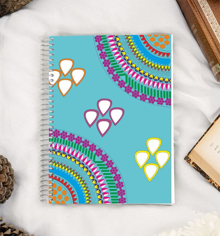 colorfull mandala A5 Notebook