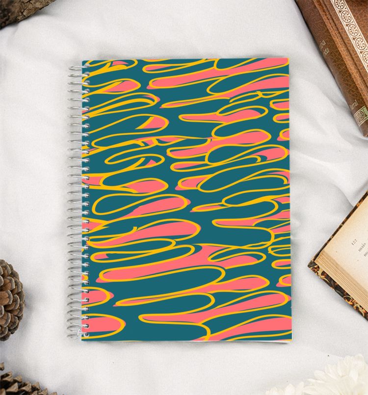 Abstract A5 Notebook