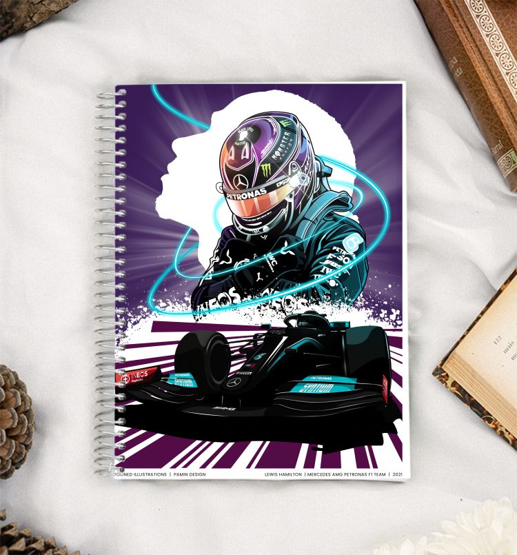 Lewis Hamilton W12 A5 Notebook