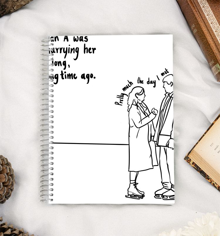Jim & Pam (The Office) A5 Notebook