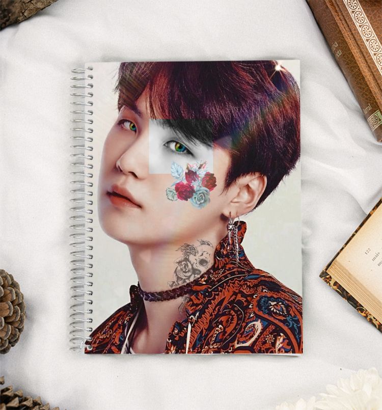 Bts min yoongi aesthetic poster A5 Notebook