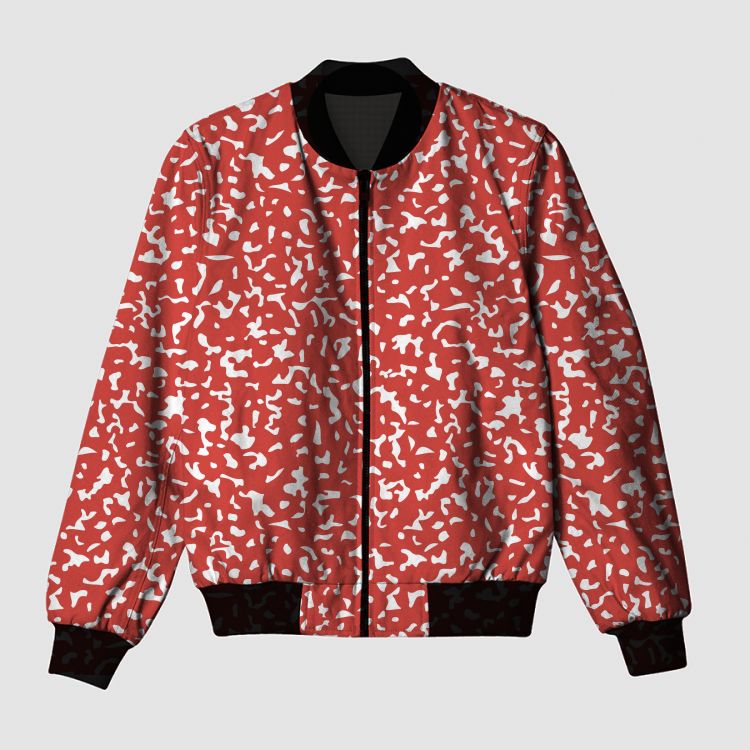 Bricky Red  Bomber Jacket