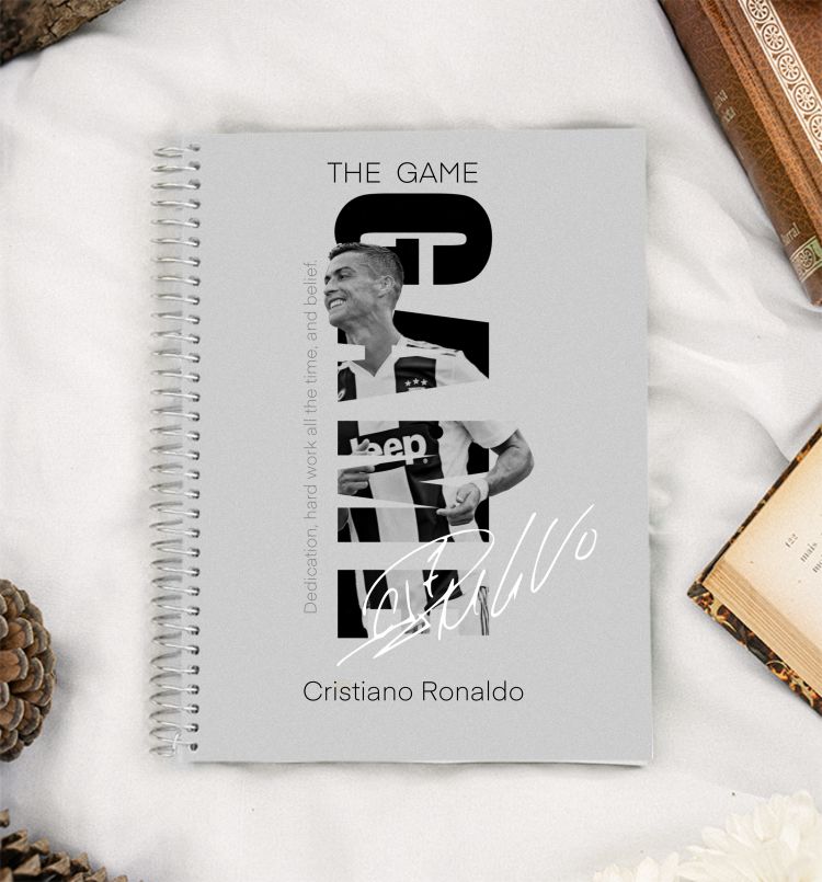 Ronaldo poster A5 Notebook