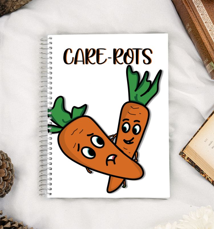 Care-rots!! A5 Notebook