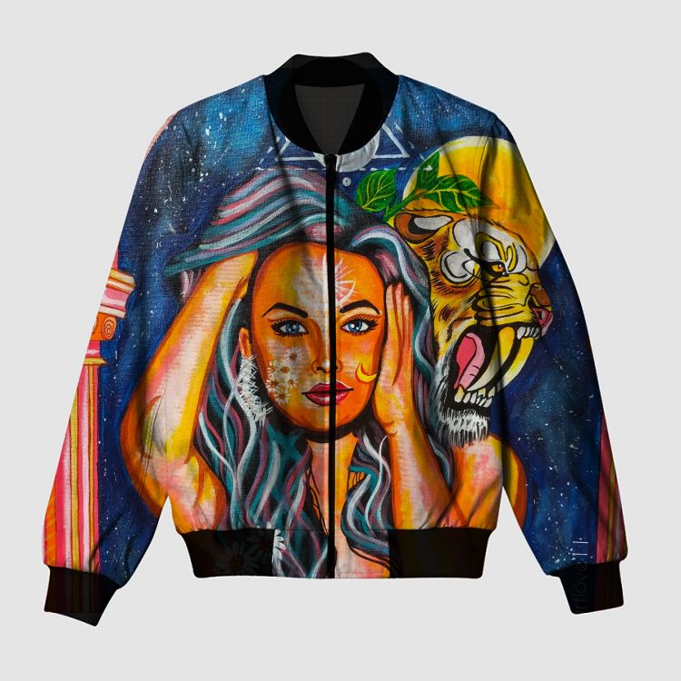 Moon goddess 🌙 Bomber Jacket