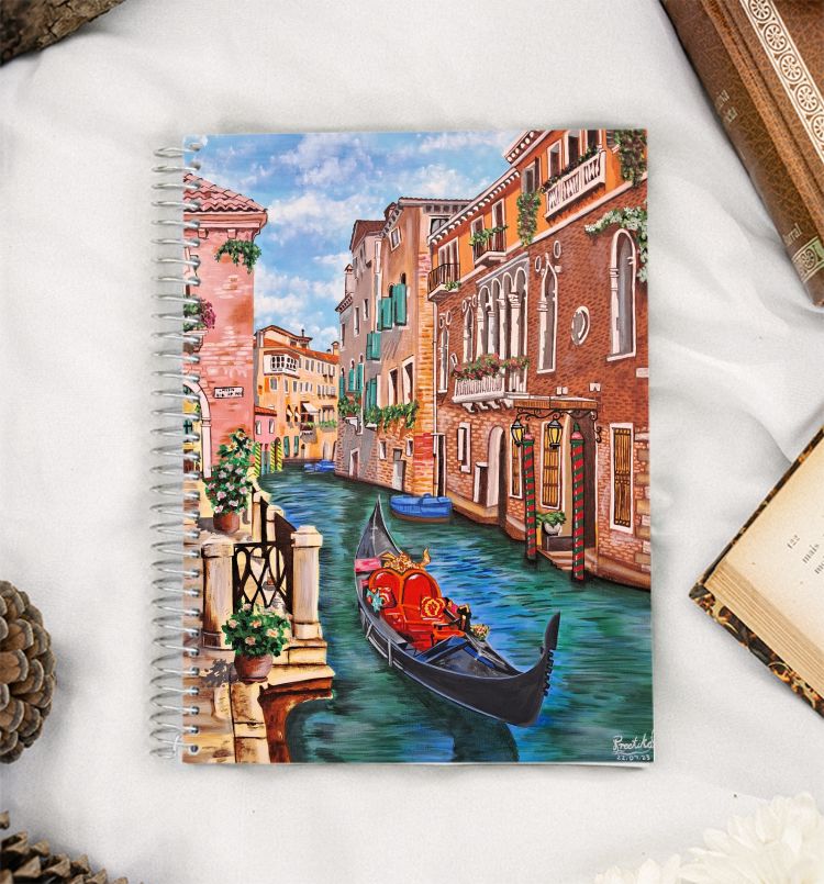 Venice - the romantic city  A5 Notebook