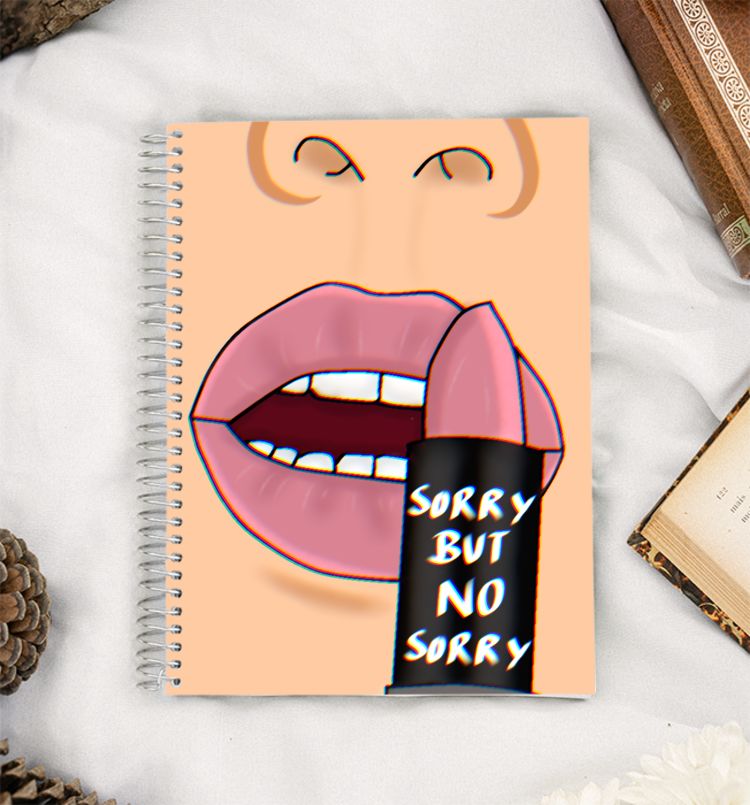 Sorry but no sorry  A5 Notebook