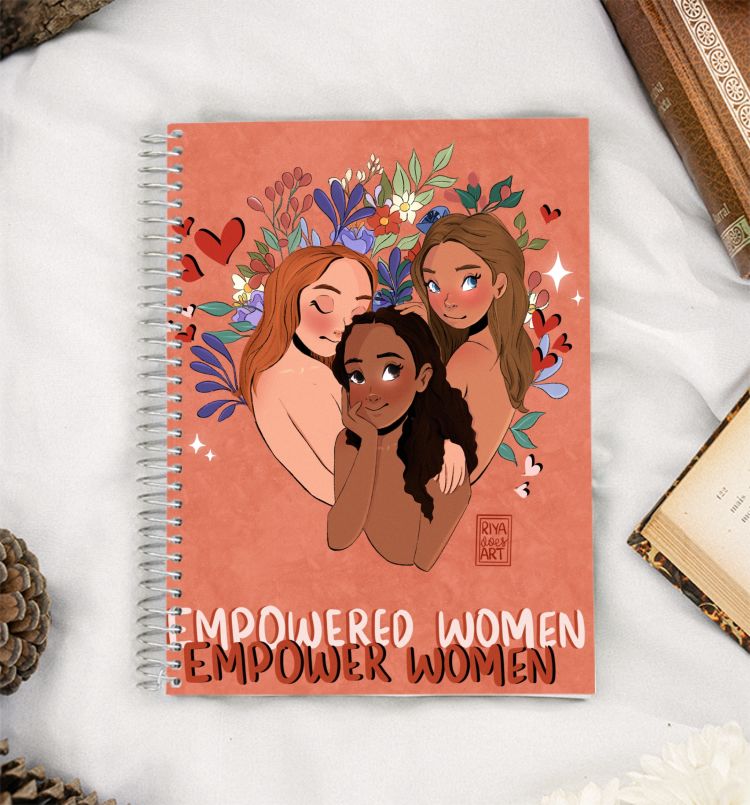 Empowered women A5 Notebook