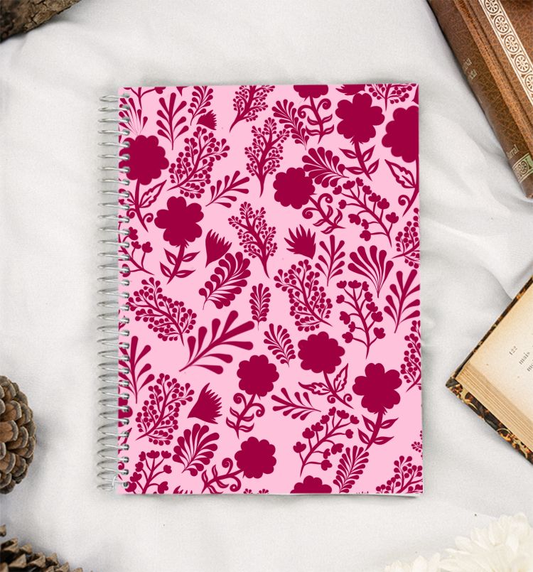 Floral print  A5 Notebook