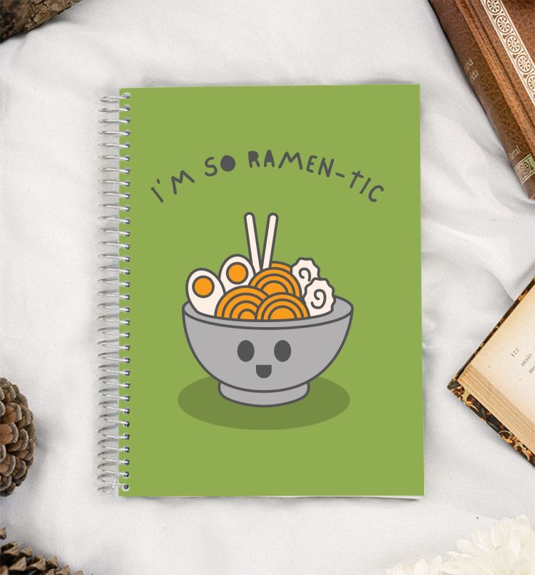Cute Food Funny  A5 Notebook