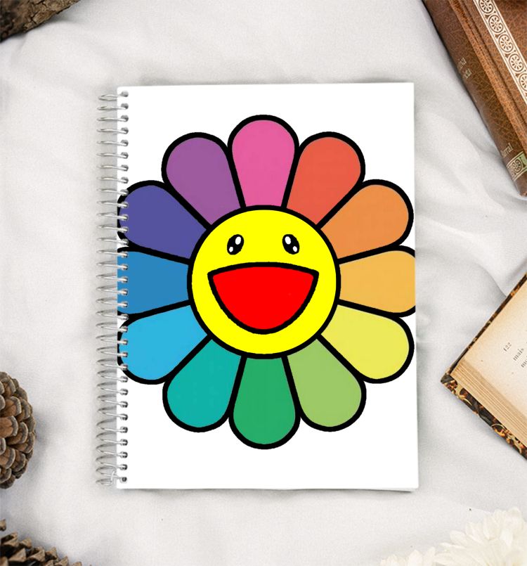 Happy Flower A5 Notebook