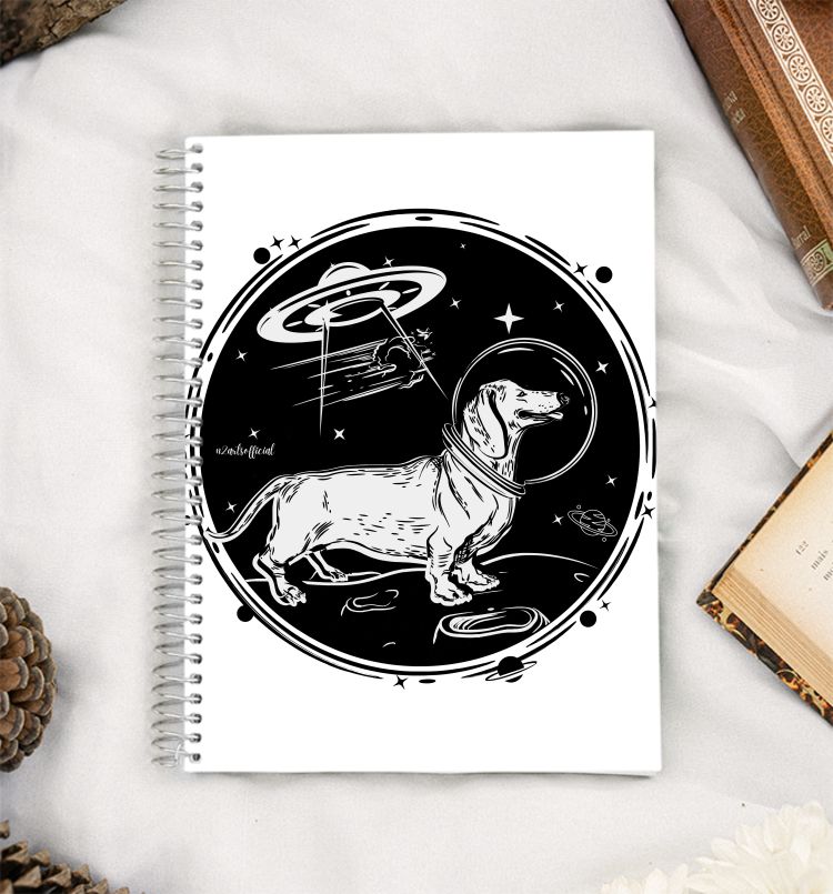 Space Pup A5 Notebook