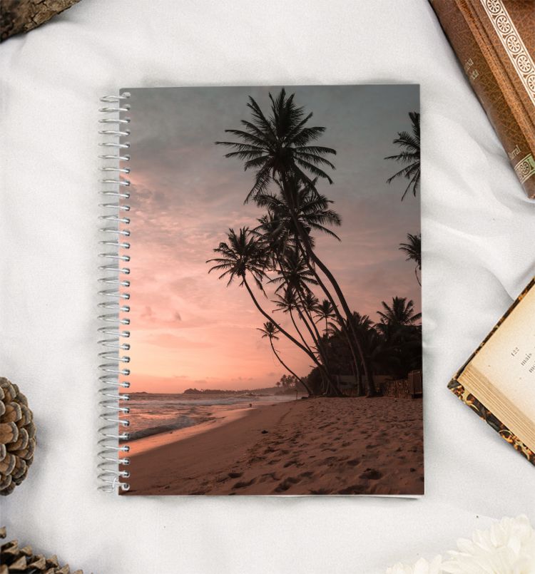 Beach Sunset  A5 Notebook