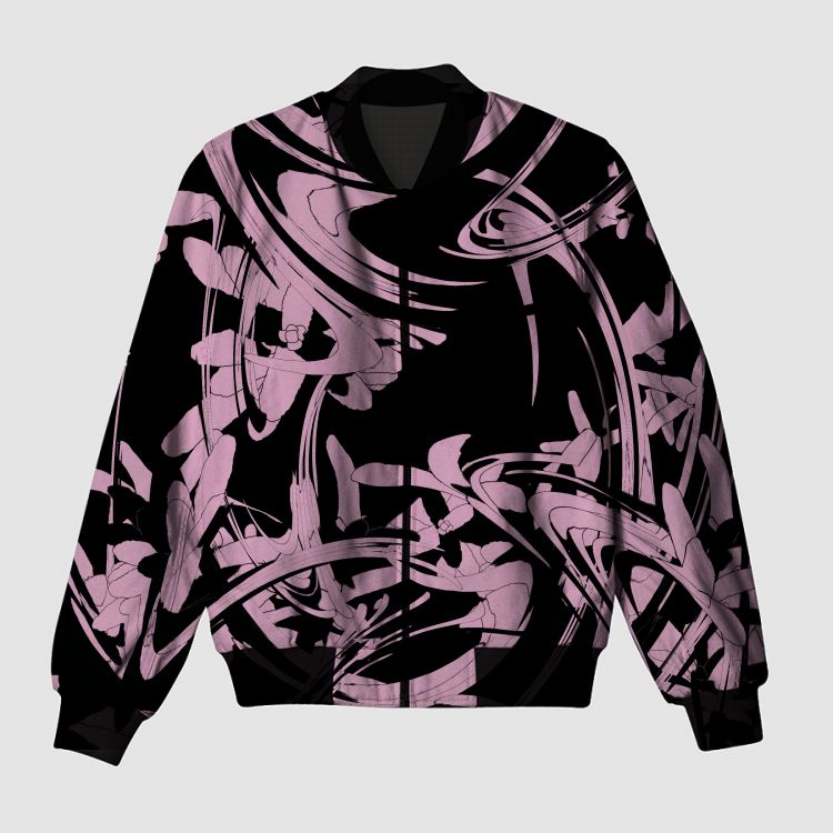 Abstract Bomber Jacket