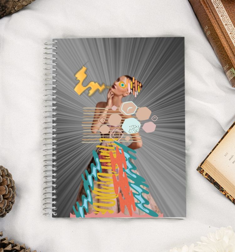 Abstract eye A5 Notebook