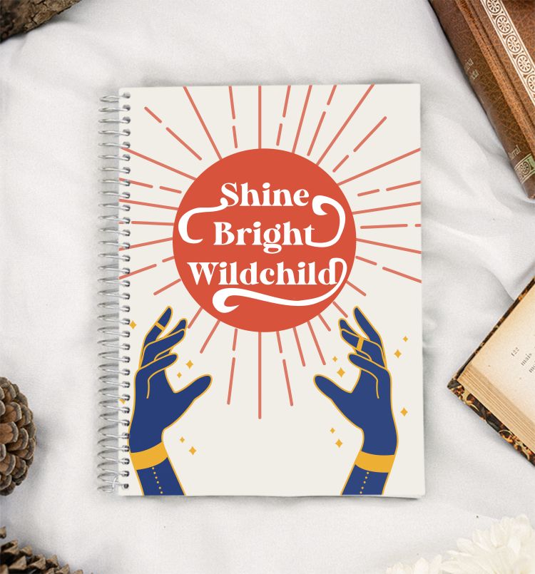 Shine Bright Wildchild A5 Notebook