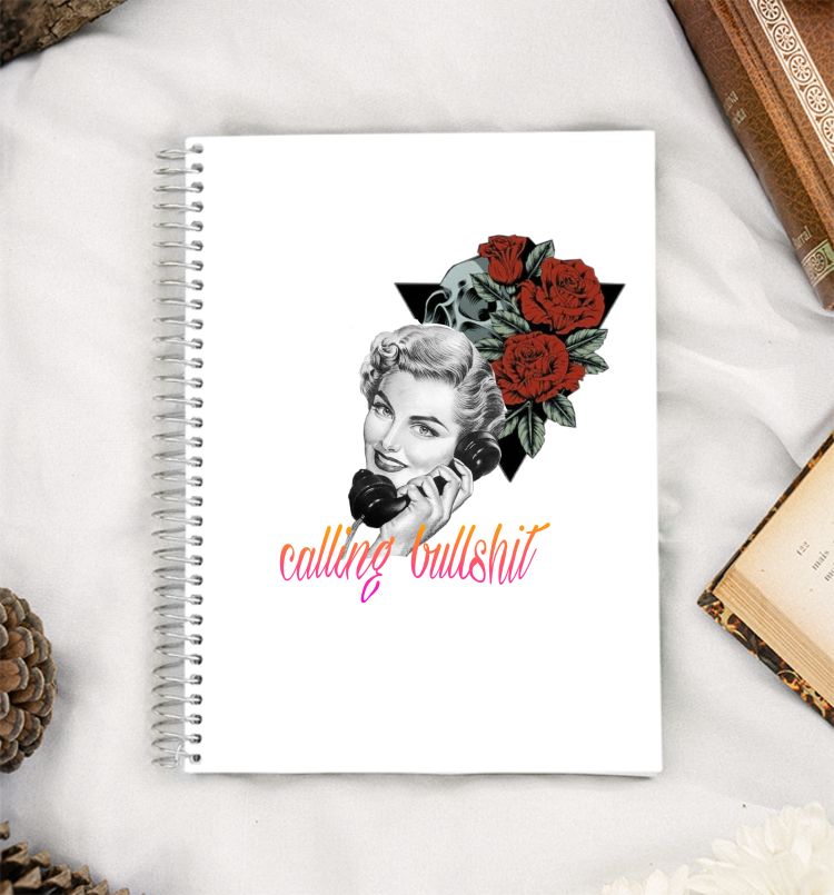 Calling bullshit A5 Notebook