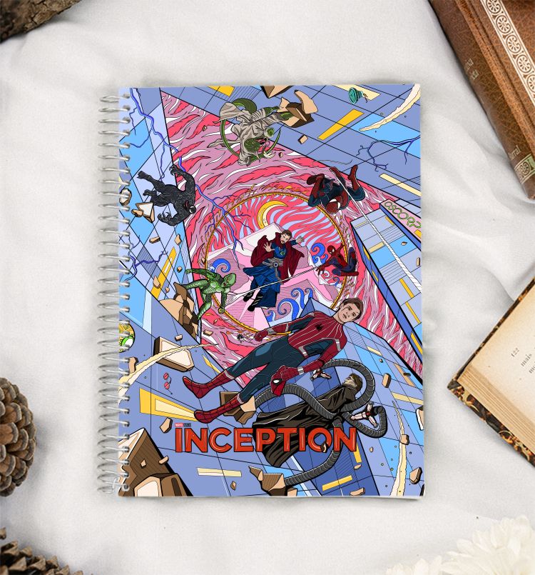 Spider-Man x inception A5 Notebook