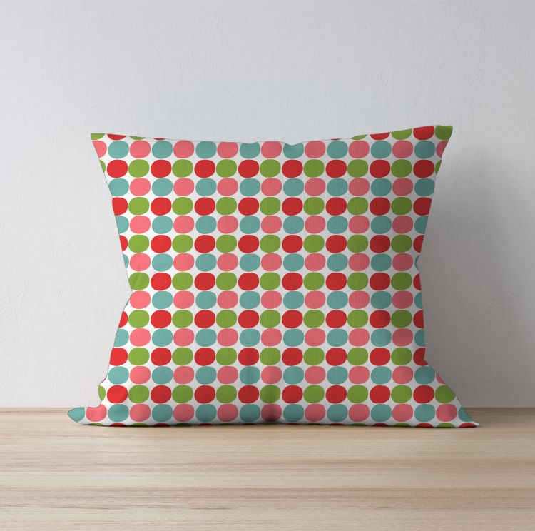 Festive Rainbow Cushion Cover