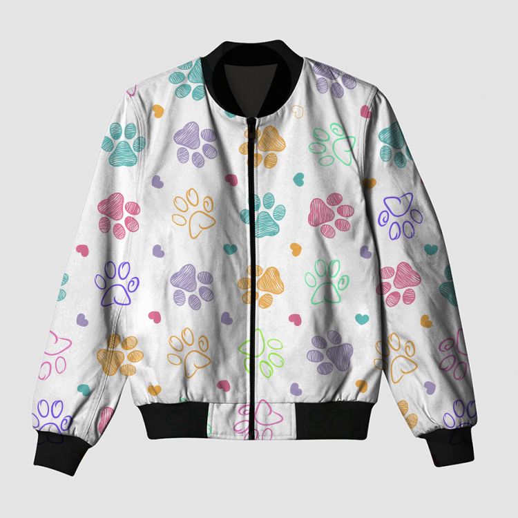 Pawsitive Vibes Bomber Jacket