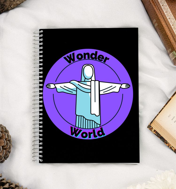 Wonder world  A5 Notebook