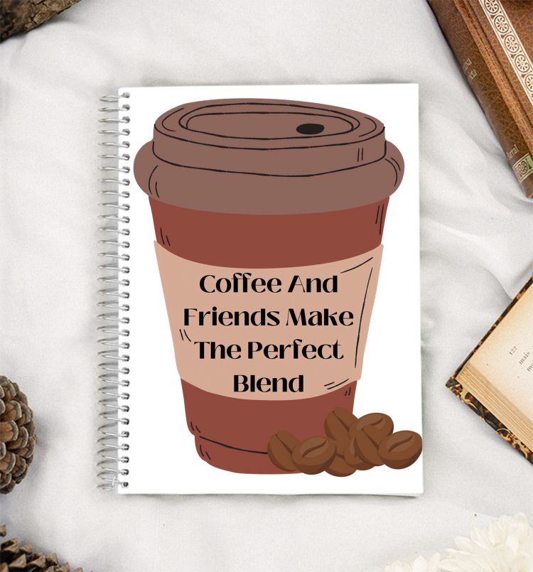 Coffee And Friends A5 Notebook