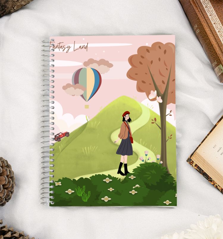 Fantasy land - Digital art A5 Notebook