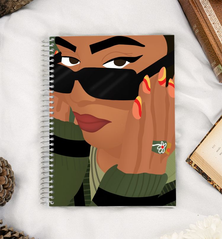 SAVAGE PRINT A5 Notebook