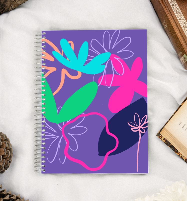 Floral Aethetics A5 Notebook