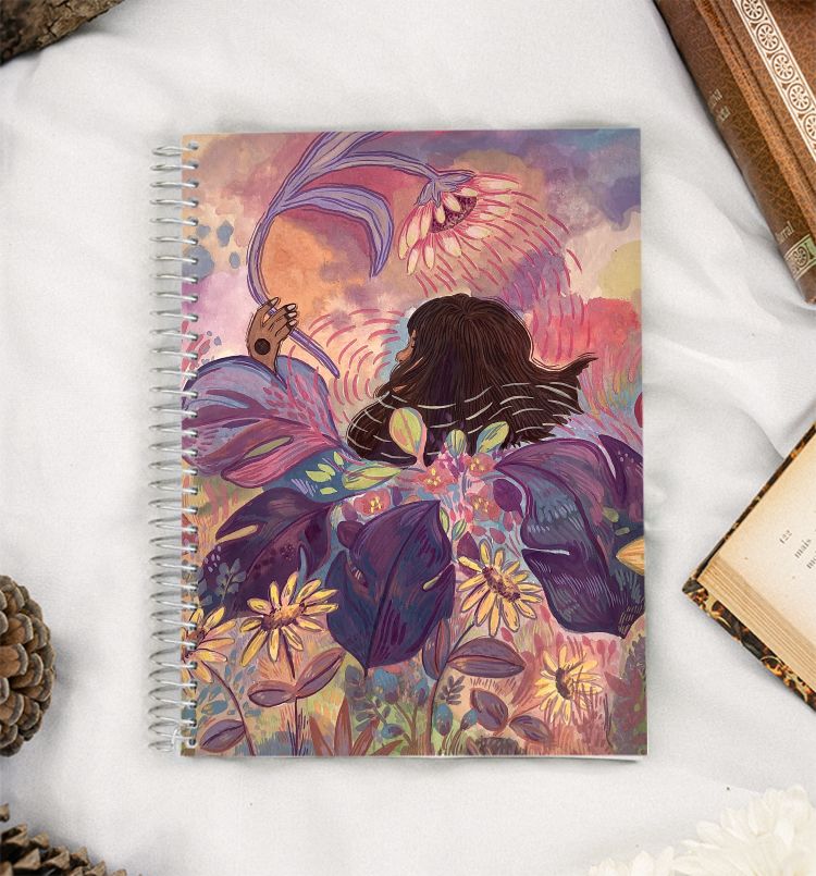 ✿bloom✿ A5 Notebook