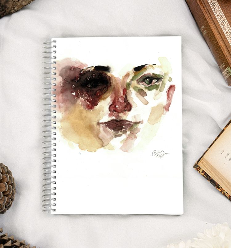 cherry wine A5 Notebook